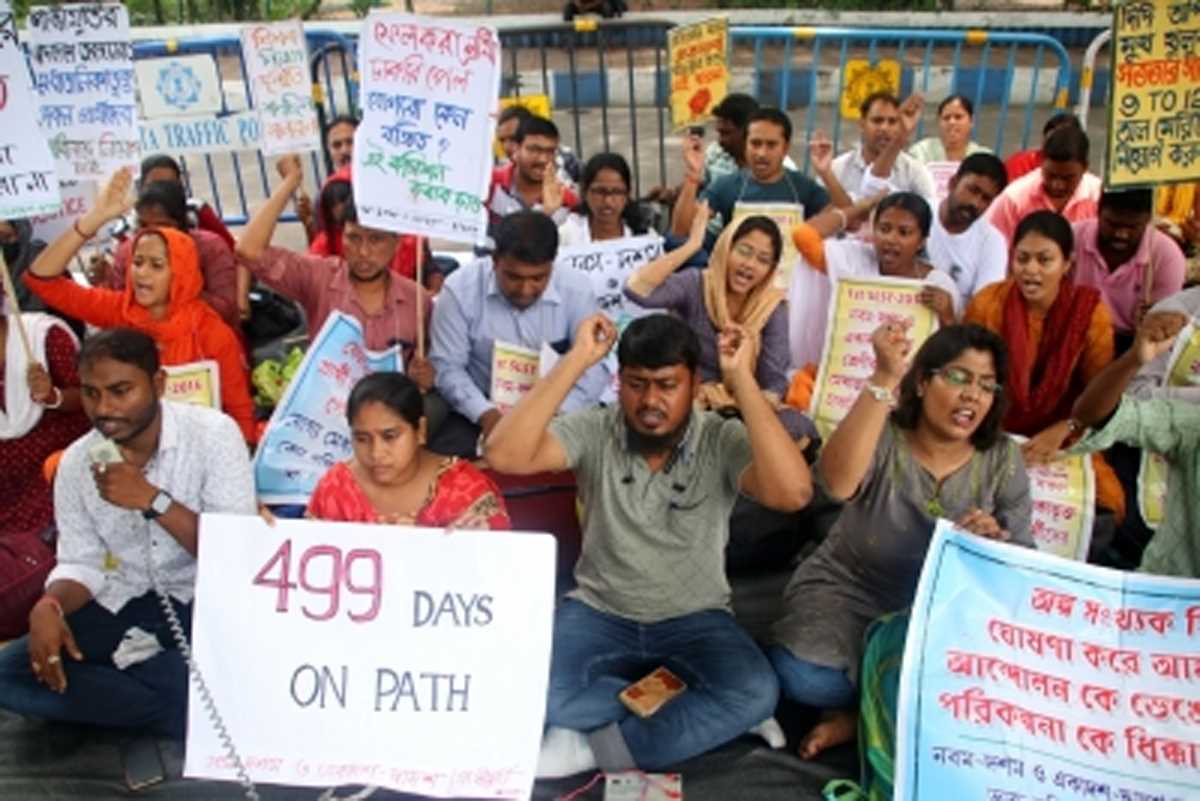 डब्ल्यूबीएसएससी घोटाला : आंदोलनकारी उम्मीदवारों ने आंदोलन वापस लेने से किया इनकार